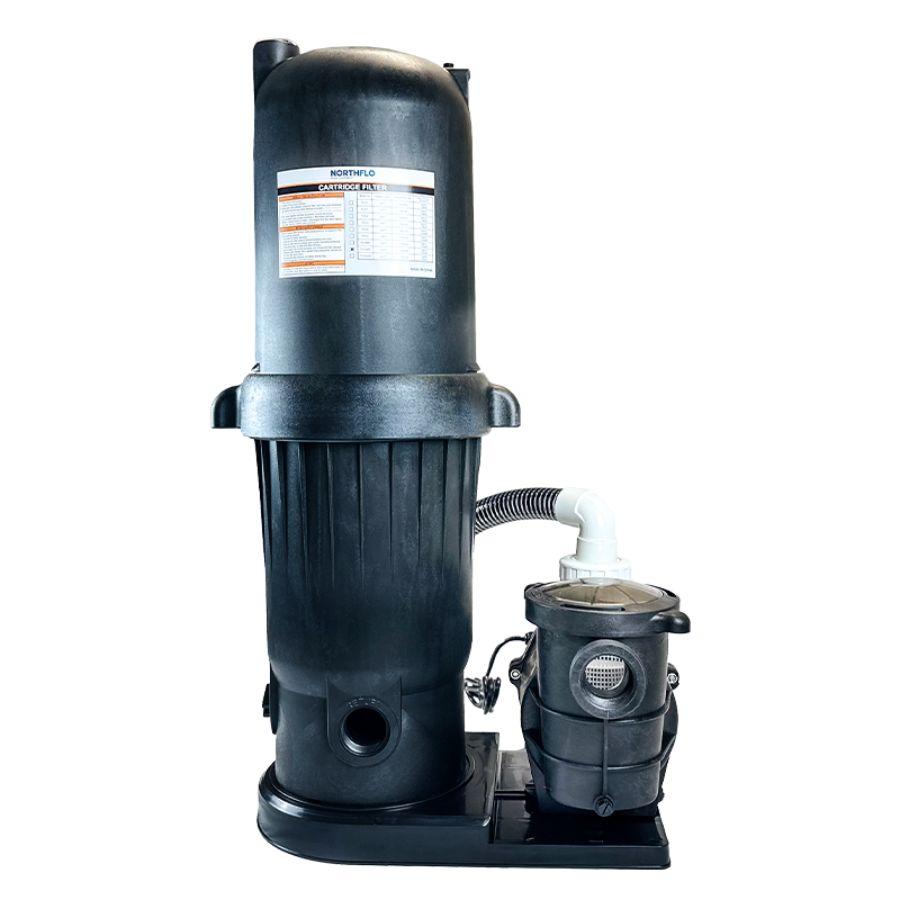 Pump and Filter Combo, 1 HP - 2 Speed Pump + 150SqFt Cartridge Filter