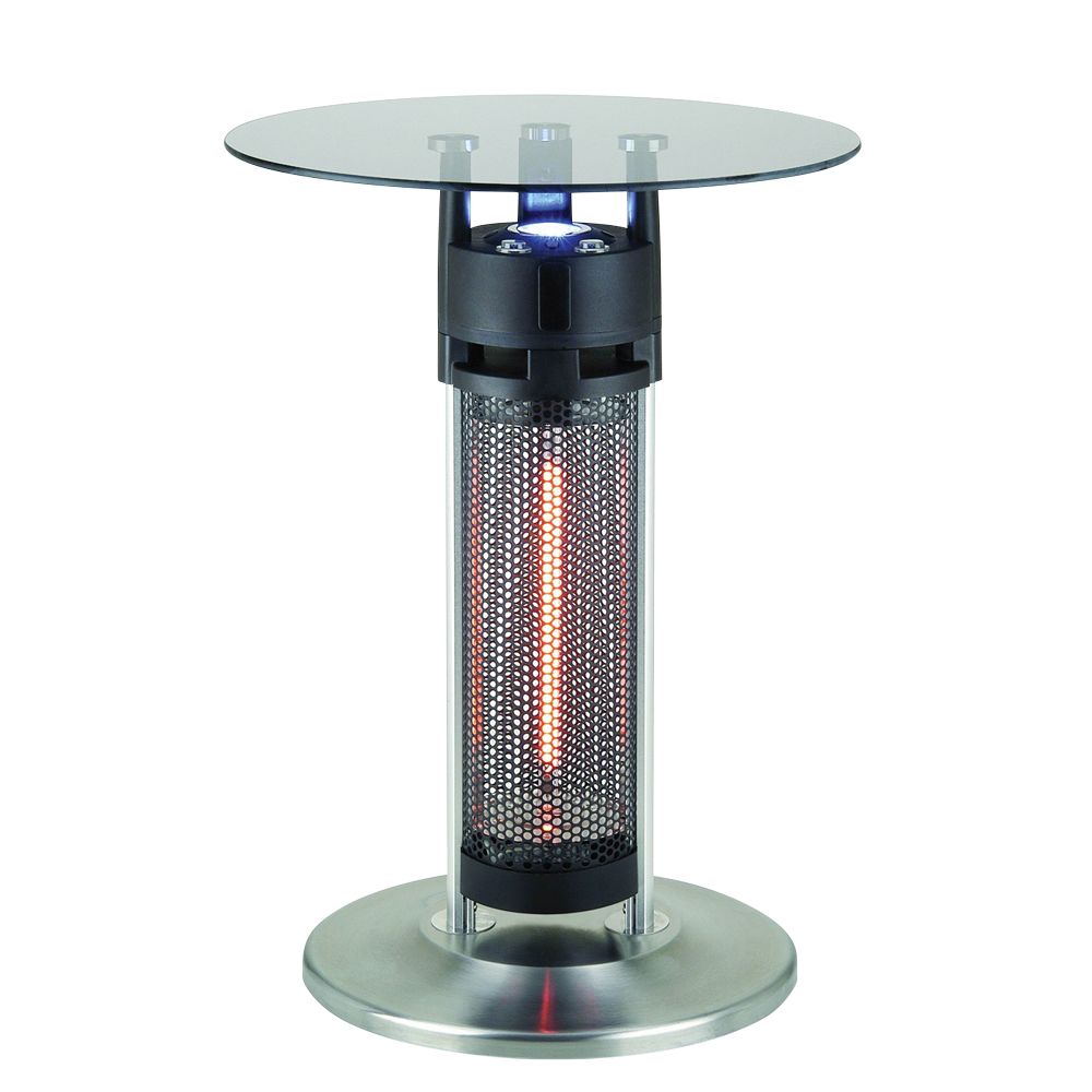 Patio Heater, Bistro Table with LED