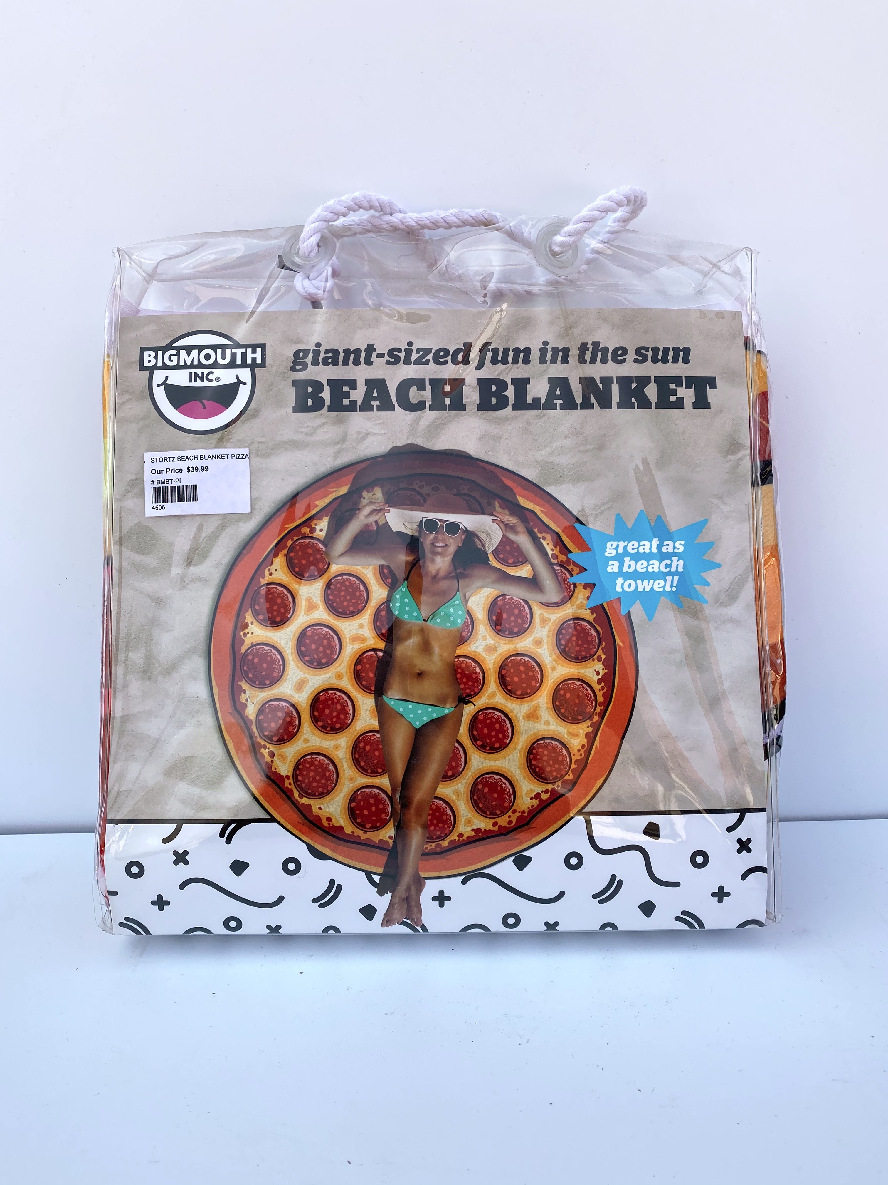 Giant Sized Pizza Beach Blanket