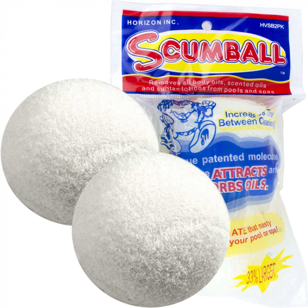 Scum Absorber Balls, 2 Pak
