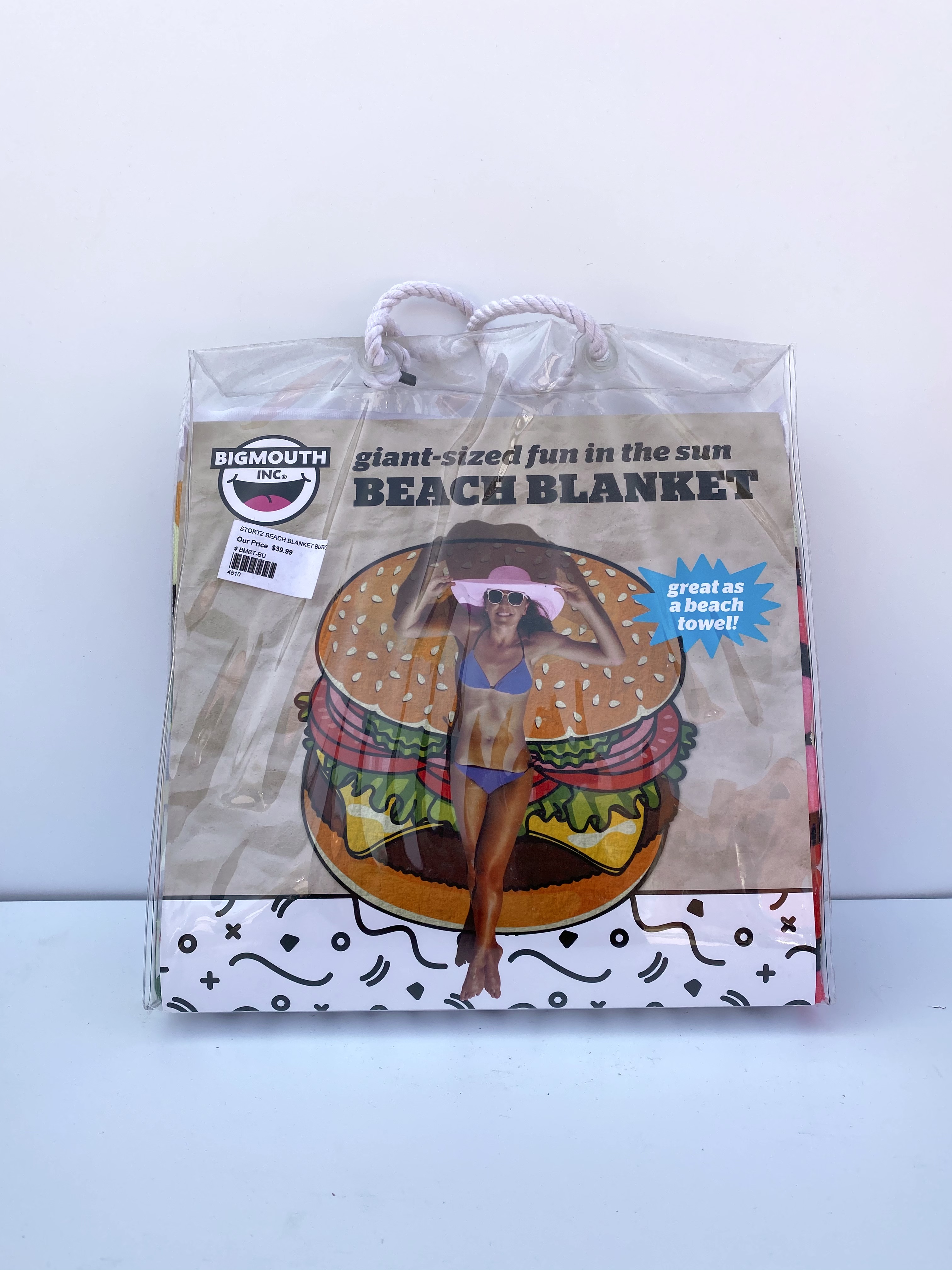 Giant Sized Burger Beach Blanket