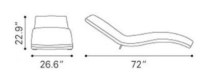 Lounge Chair with Mattress